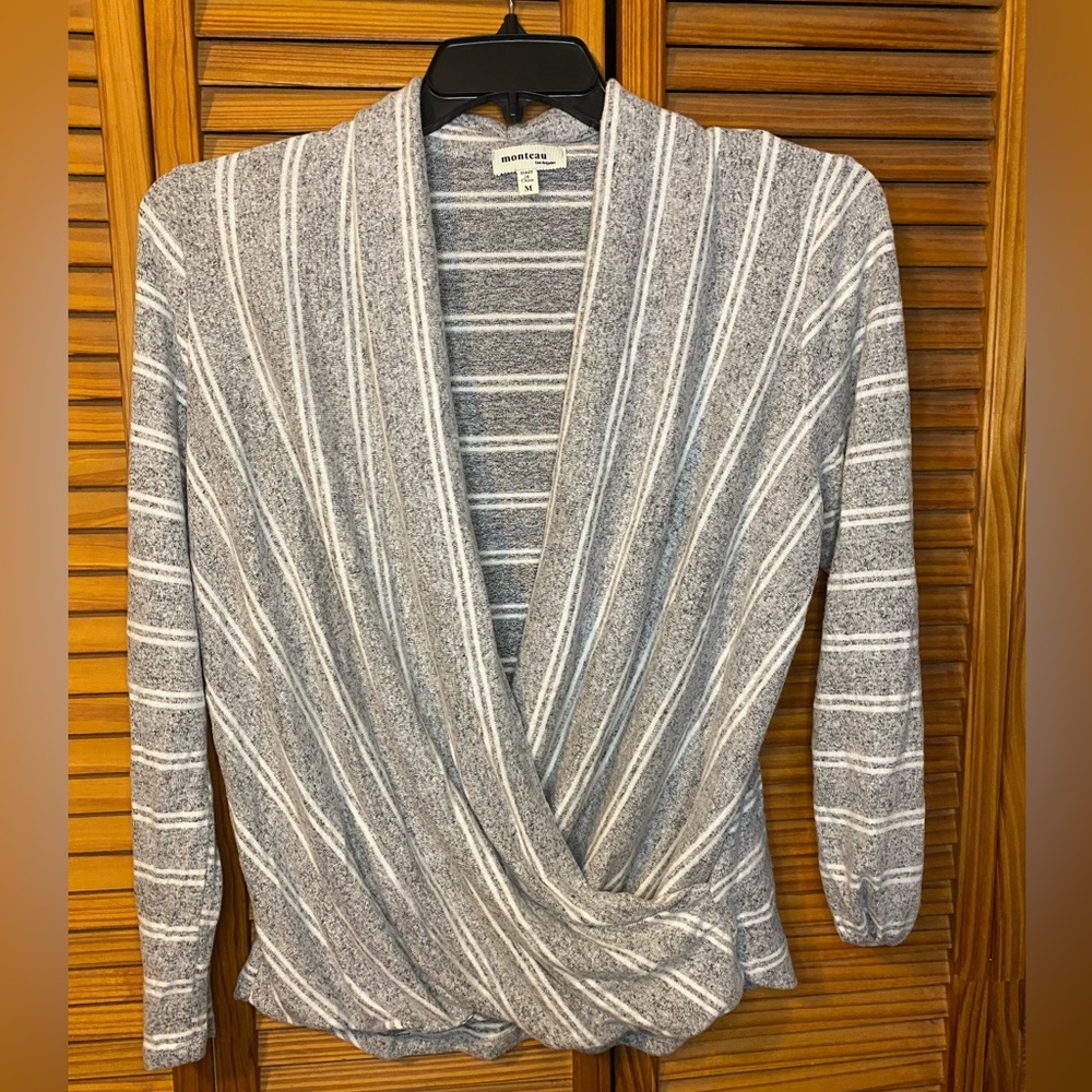 Super Soft, Stripped long sleeve/Sweater, Deep V cut